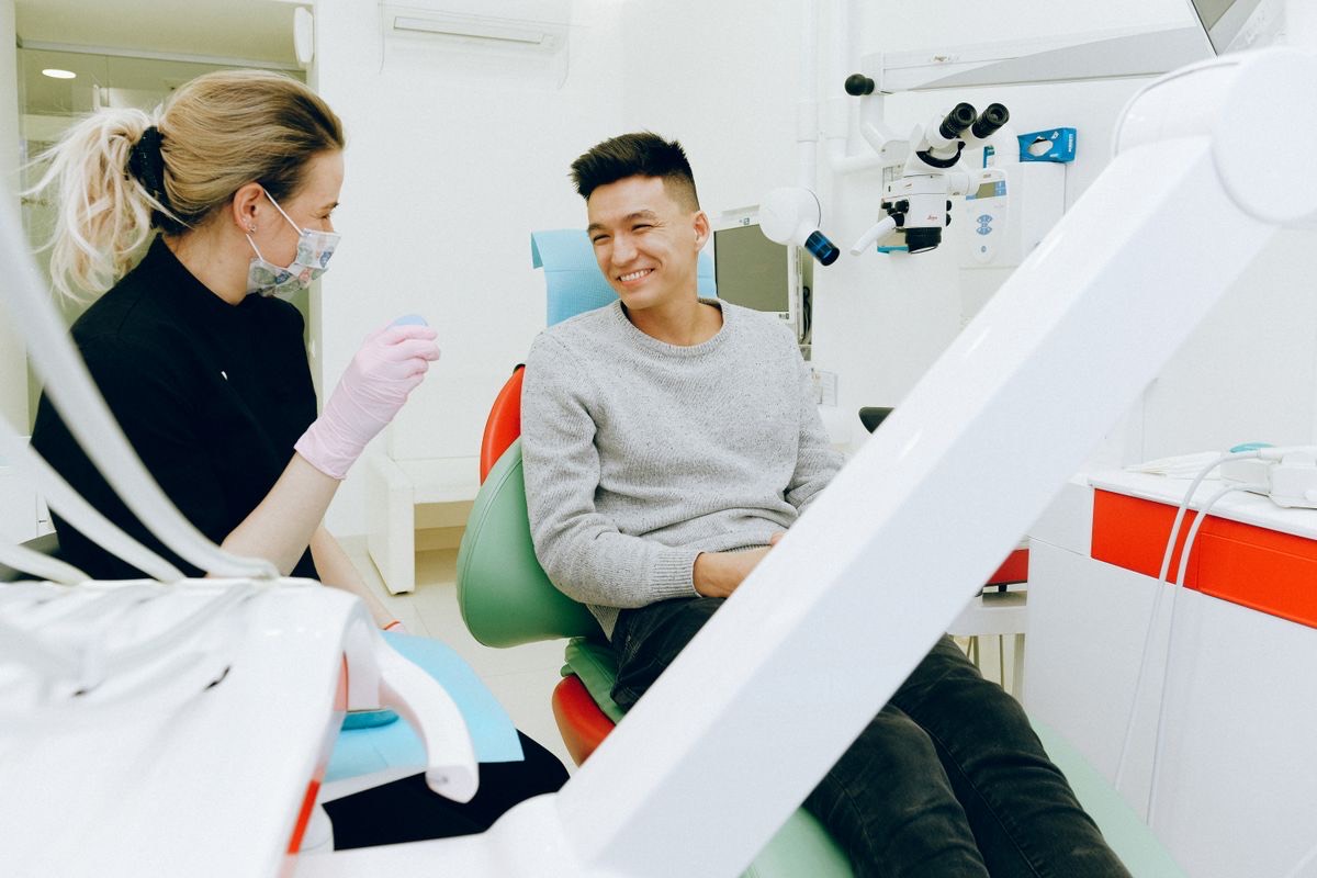 Friendly dental clinic visit supporting families and children
